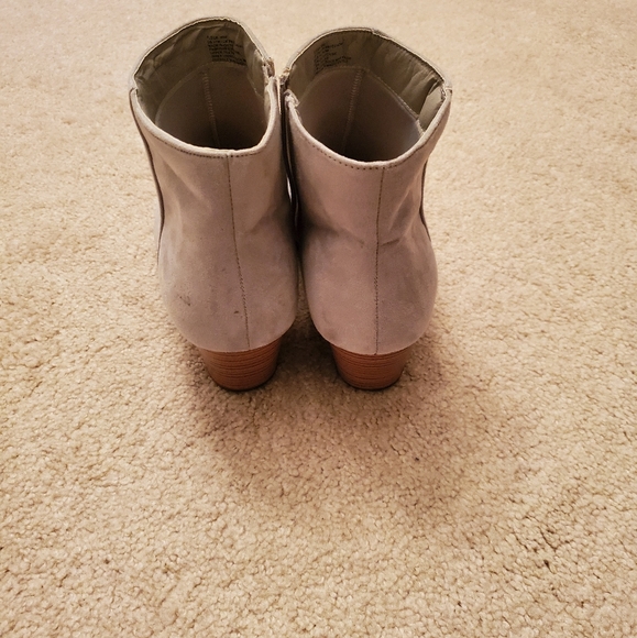 Gray Ankle Boots - Picture 2 of 5